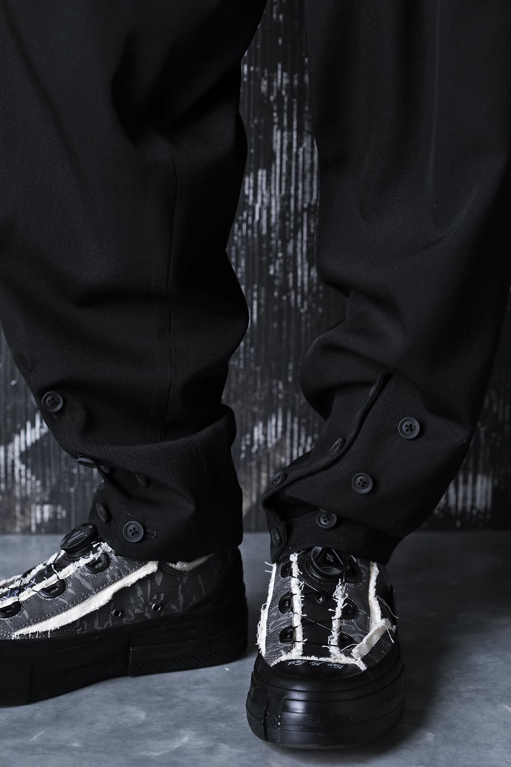 Hem ITTEKOI Wrinkle gabardine Pants