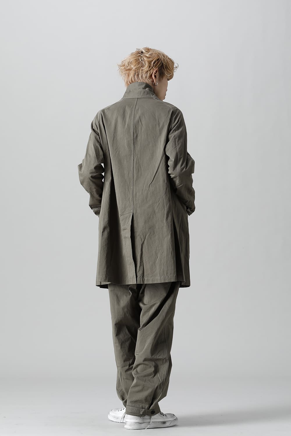 CUT-CHRONO Middle Coat Olive