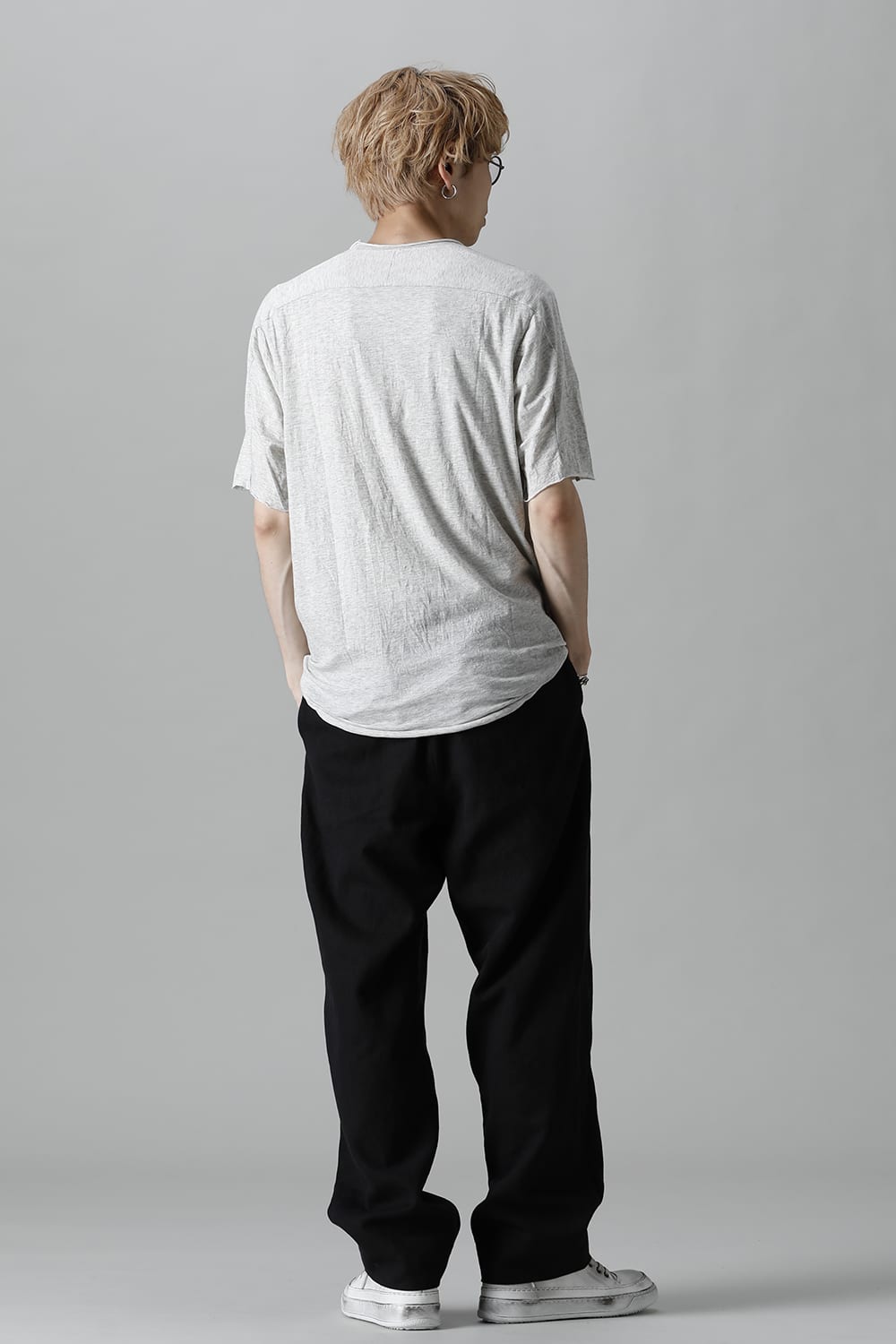 Extra Long Staple Cotton Jersey Short Sleeve T-shirt Gray