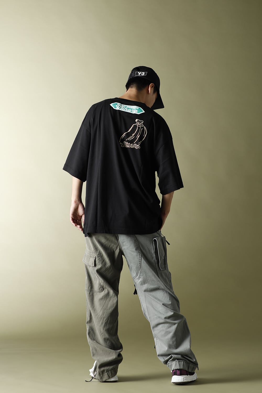 Foods Printed T-shirt Black