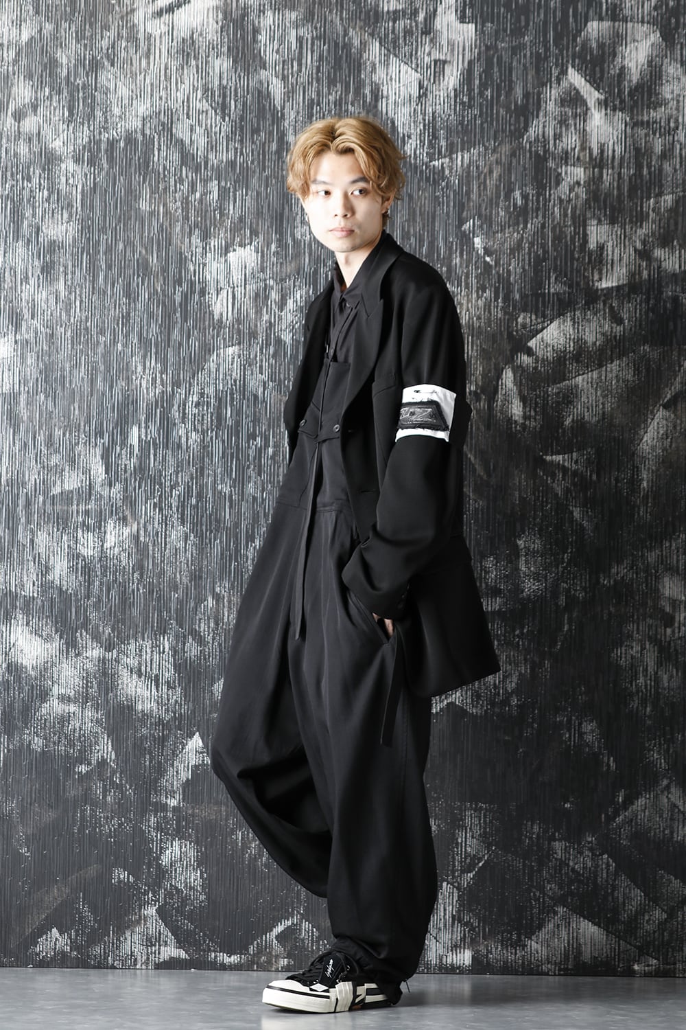 シワギャバジン オーバーオール