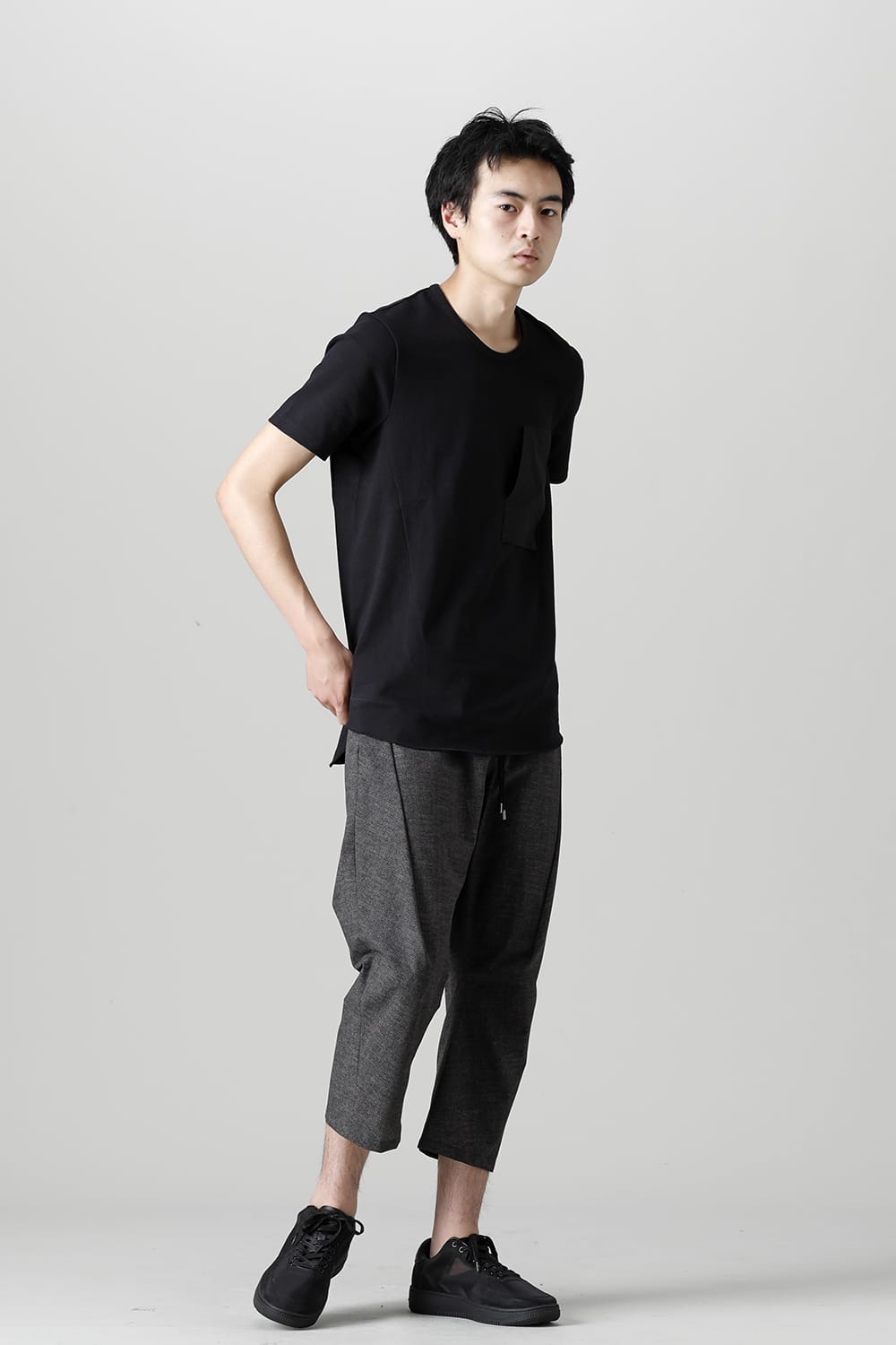 Military Cargo Pocket S/S Black