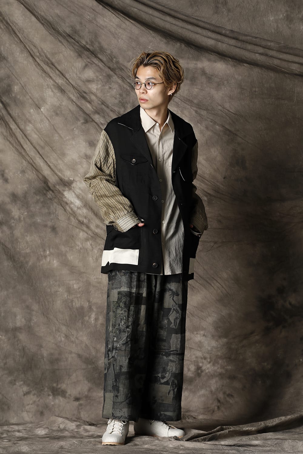 Inside out Loose fit Safari jacket