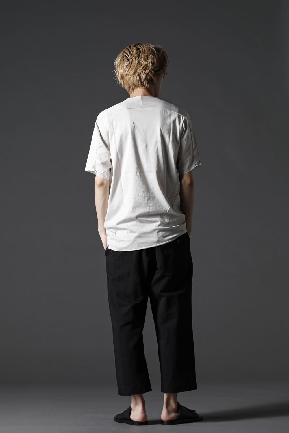 シルケット コットン ショートスリーブ カットソー ベージュ