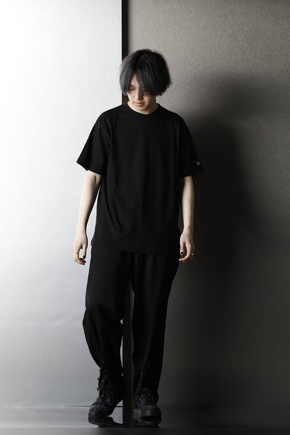 New Era × Yohji Yamamoto Back print NO FUTURE Short sleeve T-shirt
