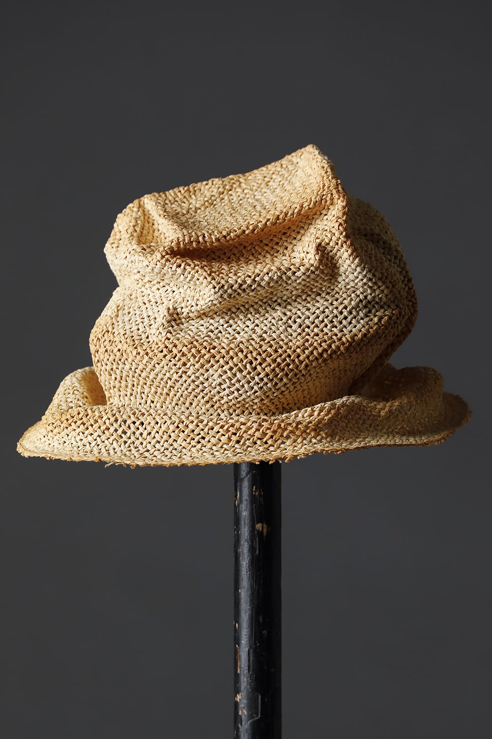 Paper Straw Hat Iron White
