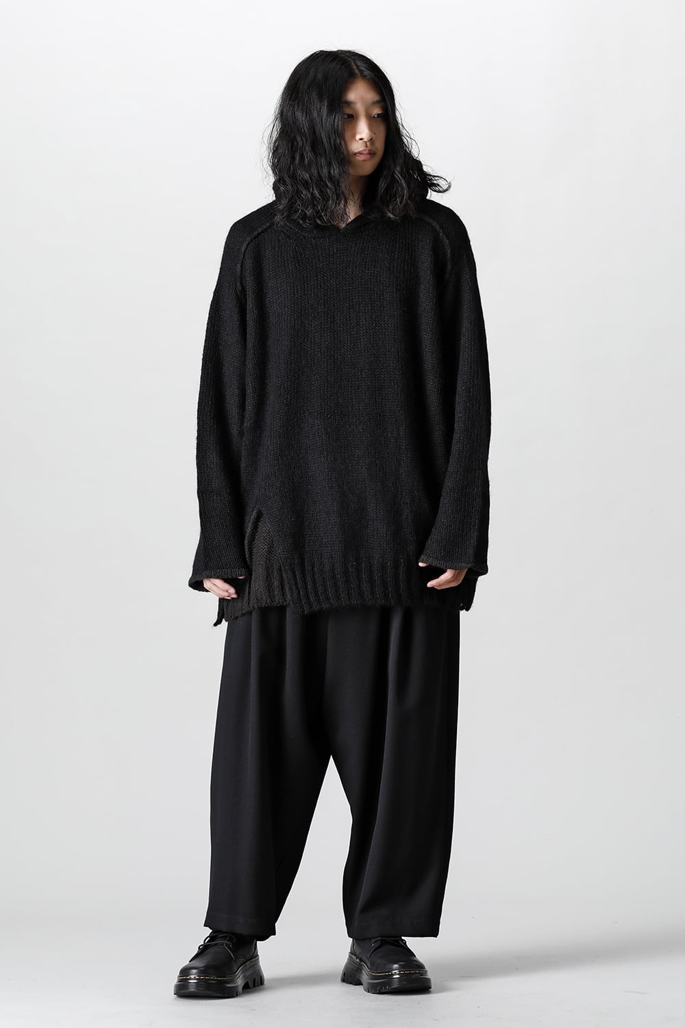 リバーシブル ラグランフーディ