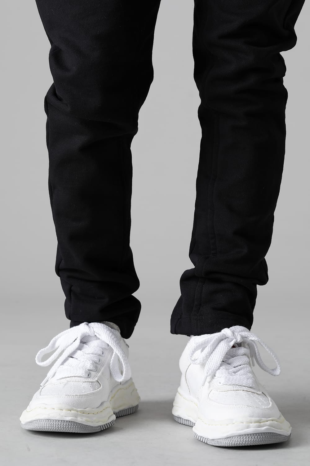 -ウェイン ロー- オリジナルソール ウォッシュド キャンバス ロートップ スニーカー White