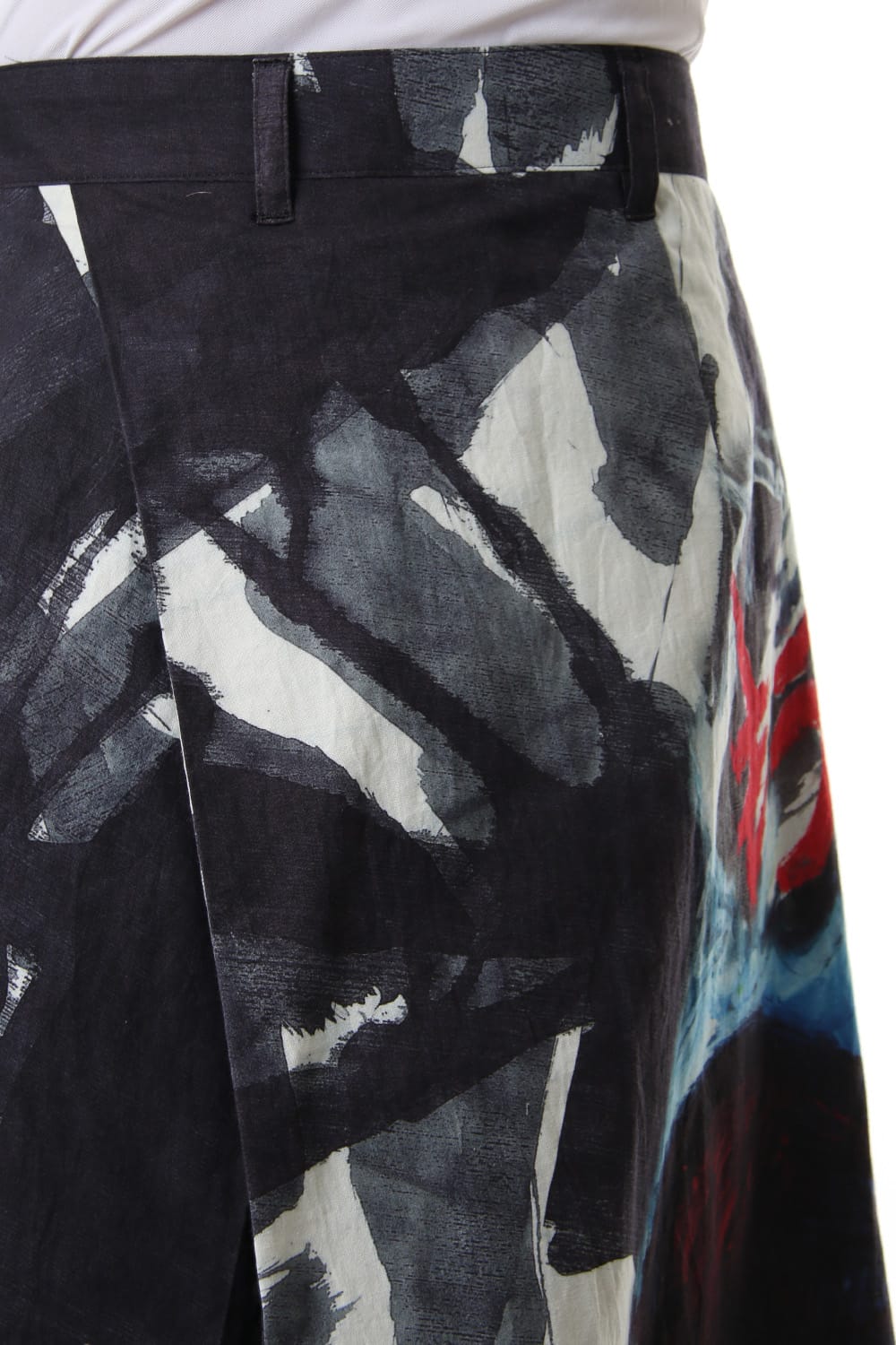 もう何も Right art Hakama Pants
