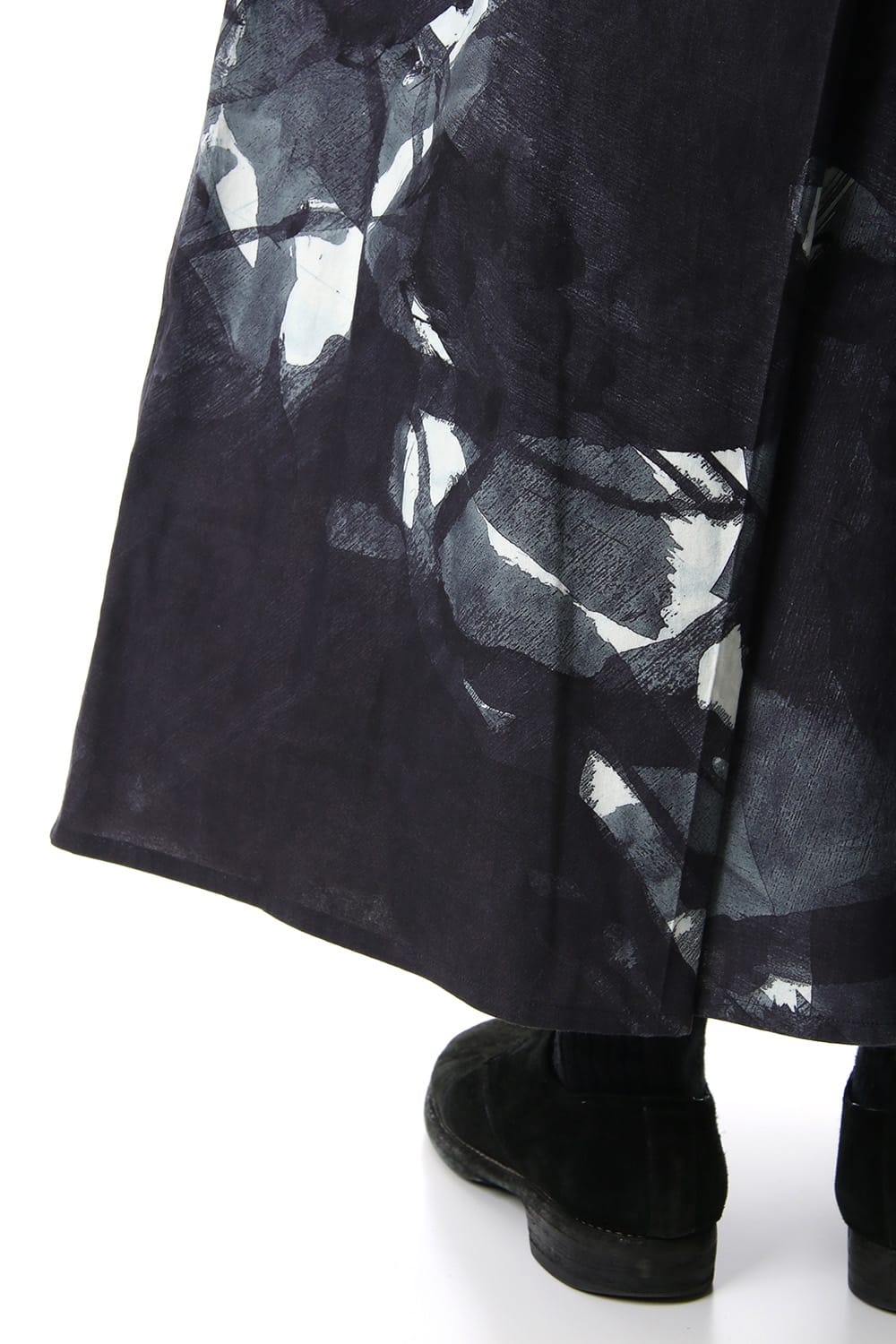 もう何も Right art Hakama Pants