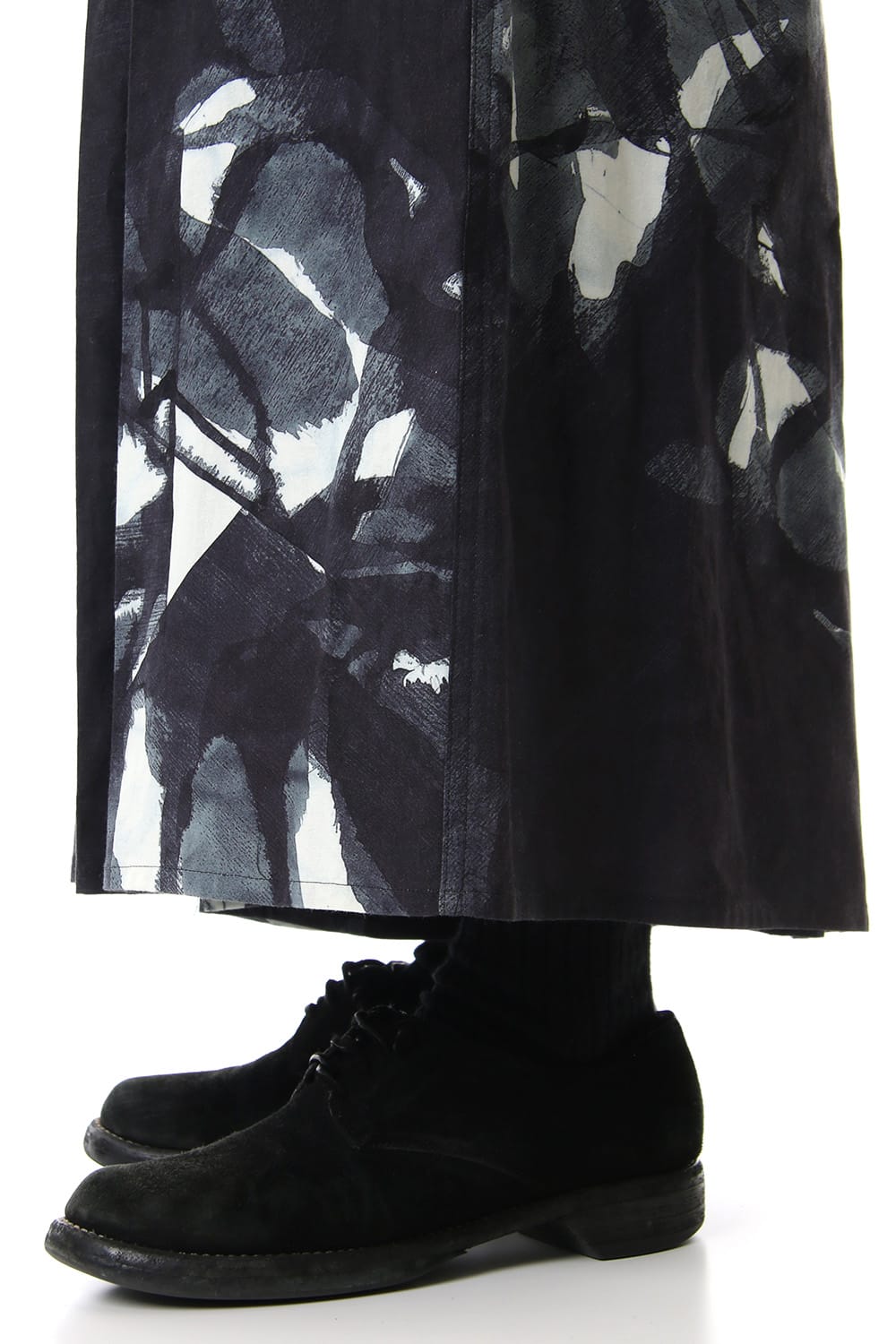 もう何も Right art Hakama Pants