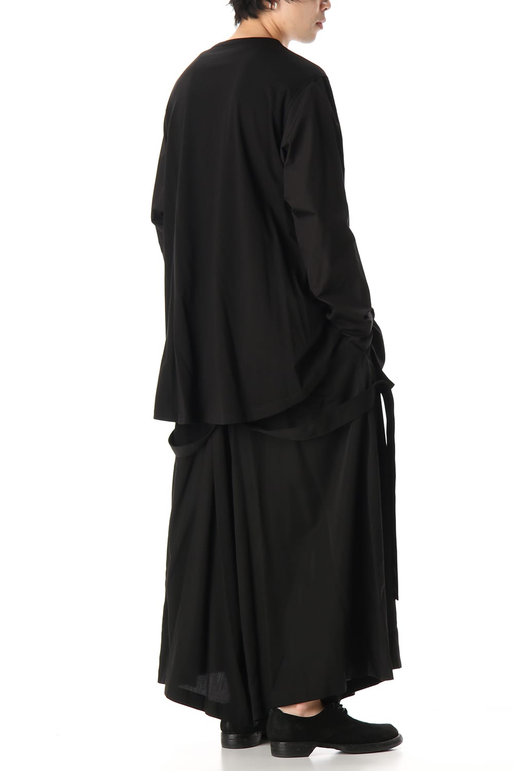 Flared Long sleeve T-shirt Black