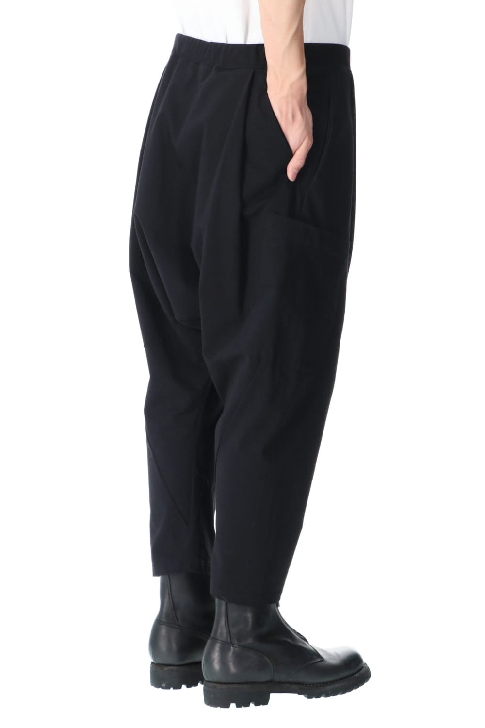 Cropped Sarouel Sweat Pants