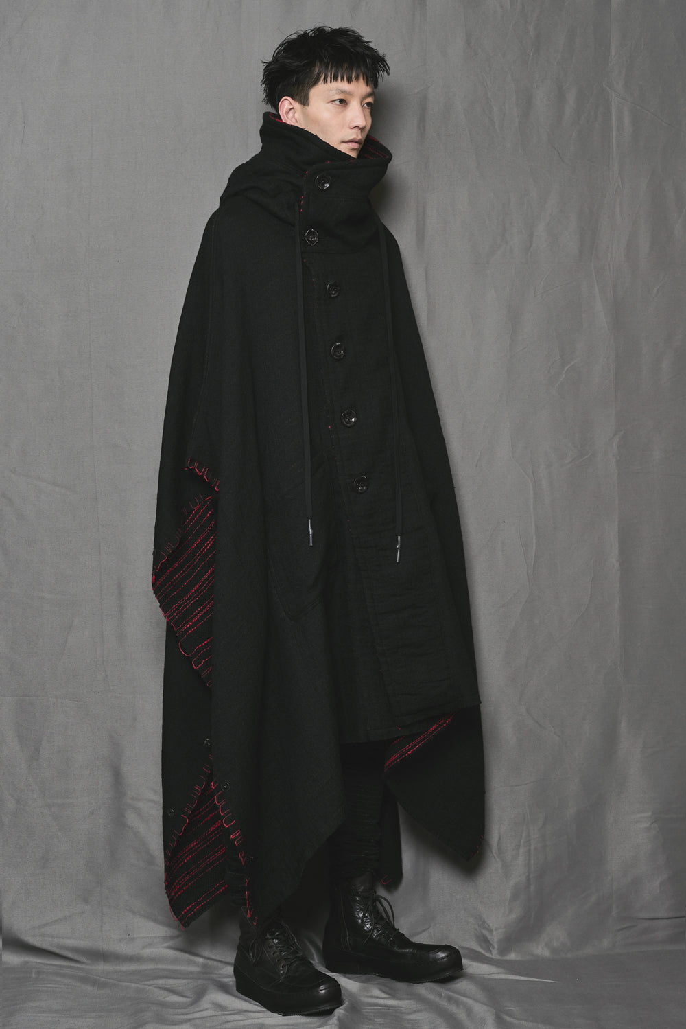 リバーシブル ポンチョ