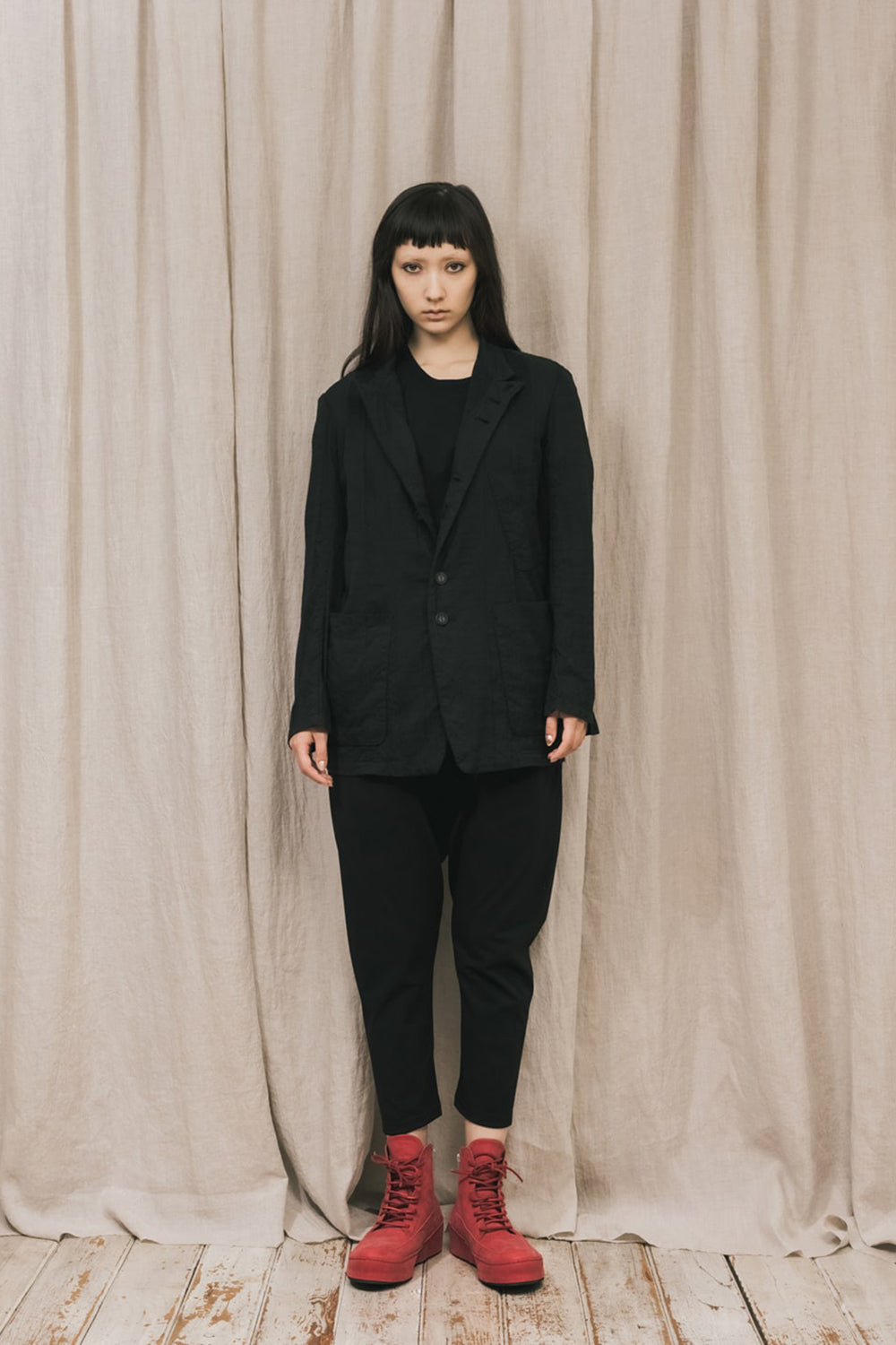 Drop crotch Cropped pants