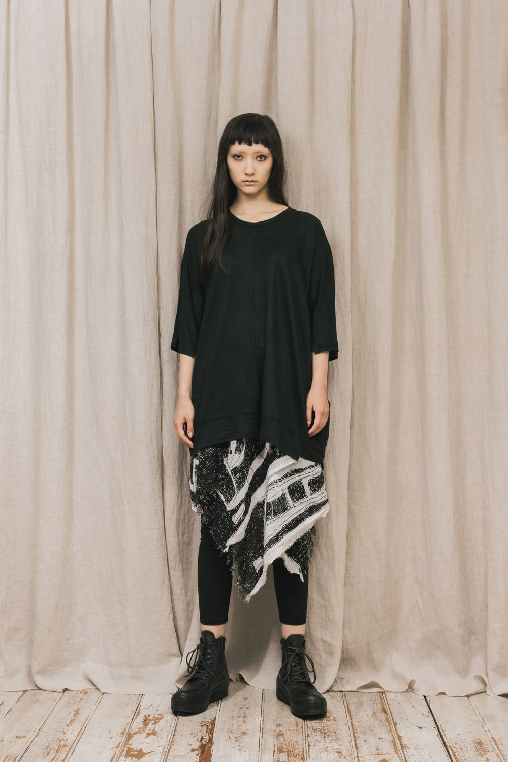 Oversized Short sleeve T-shirt Black