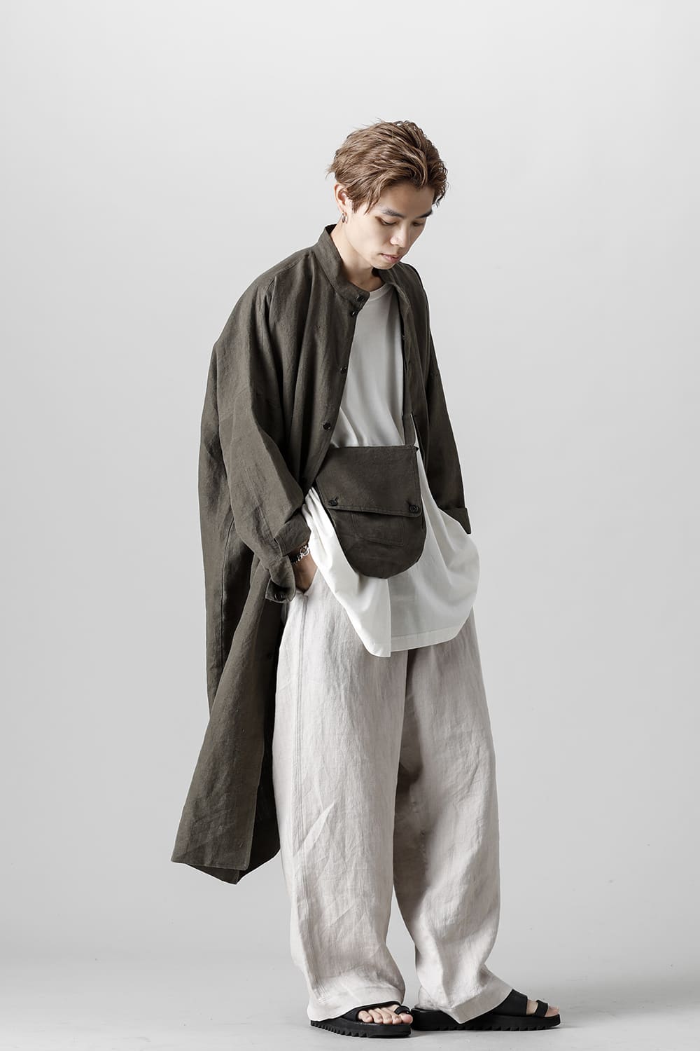 SMALL BAG Hemp Mele Cloth DK OLIVE