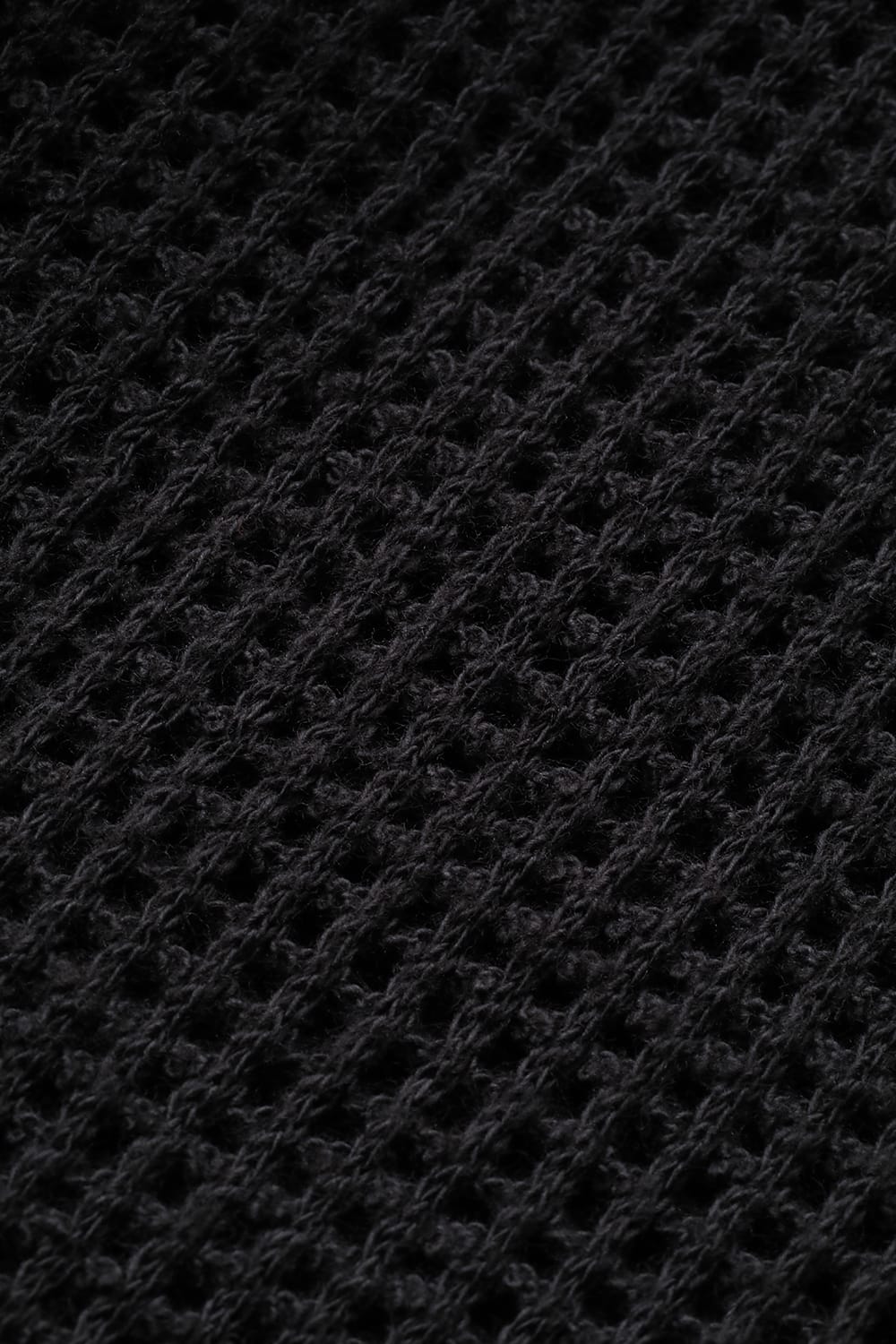 SS TEE Cotton Mesh BLACK