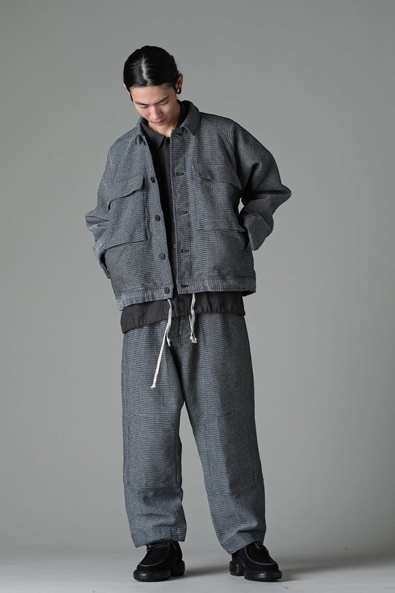 EISENHOWER JACKET Loop Denim Contrast