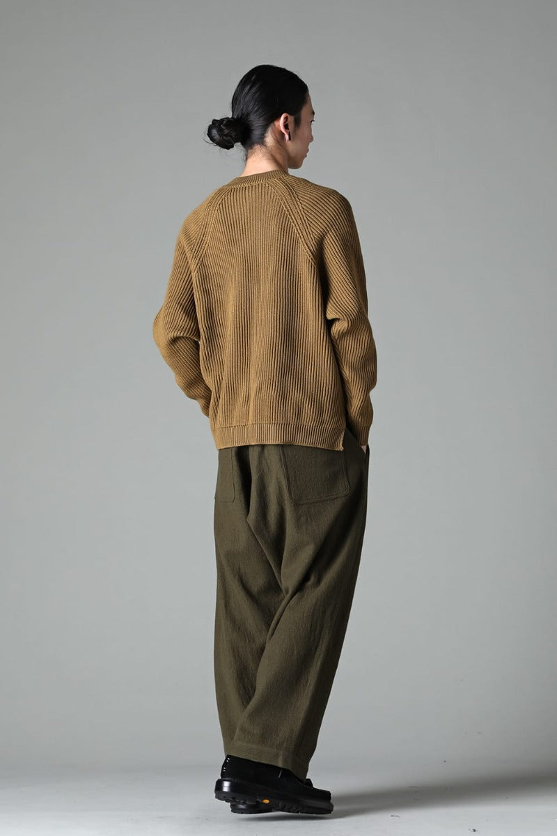 KNITTED CREWNECK Moss Green