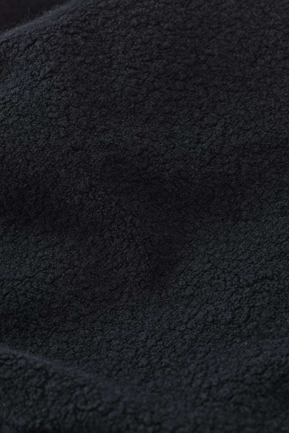 リサイクルパイル ルーズフーディー ブラック