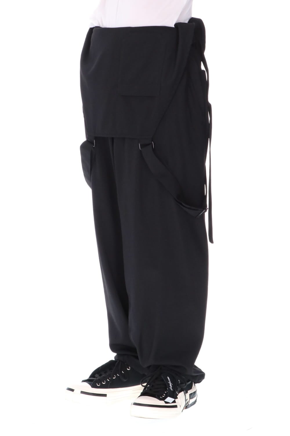 シワギャバジン オーバーオール