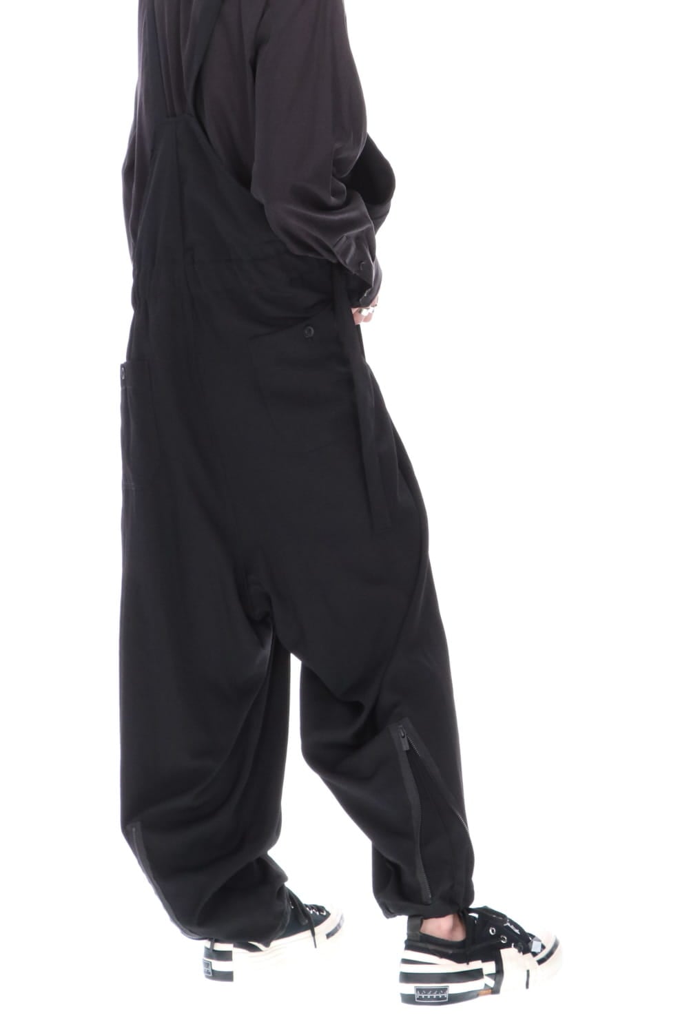 シワギャバジン オーバーオール