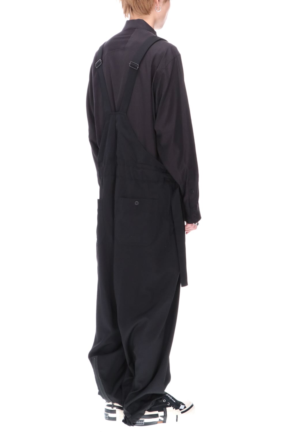 シワギャバジン オーバーオール