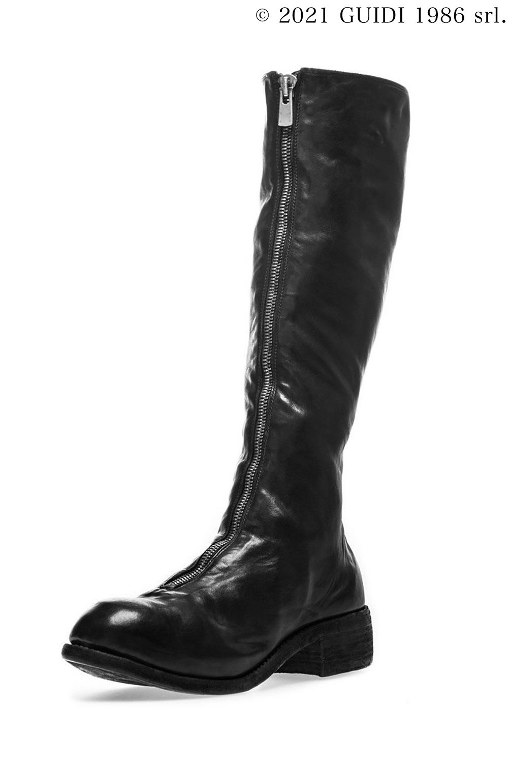 PL3 - フロントジップ ロングブーツ