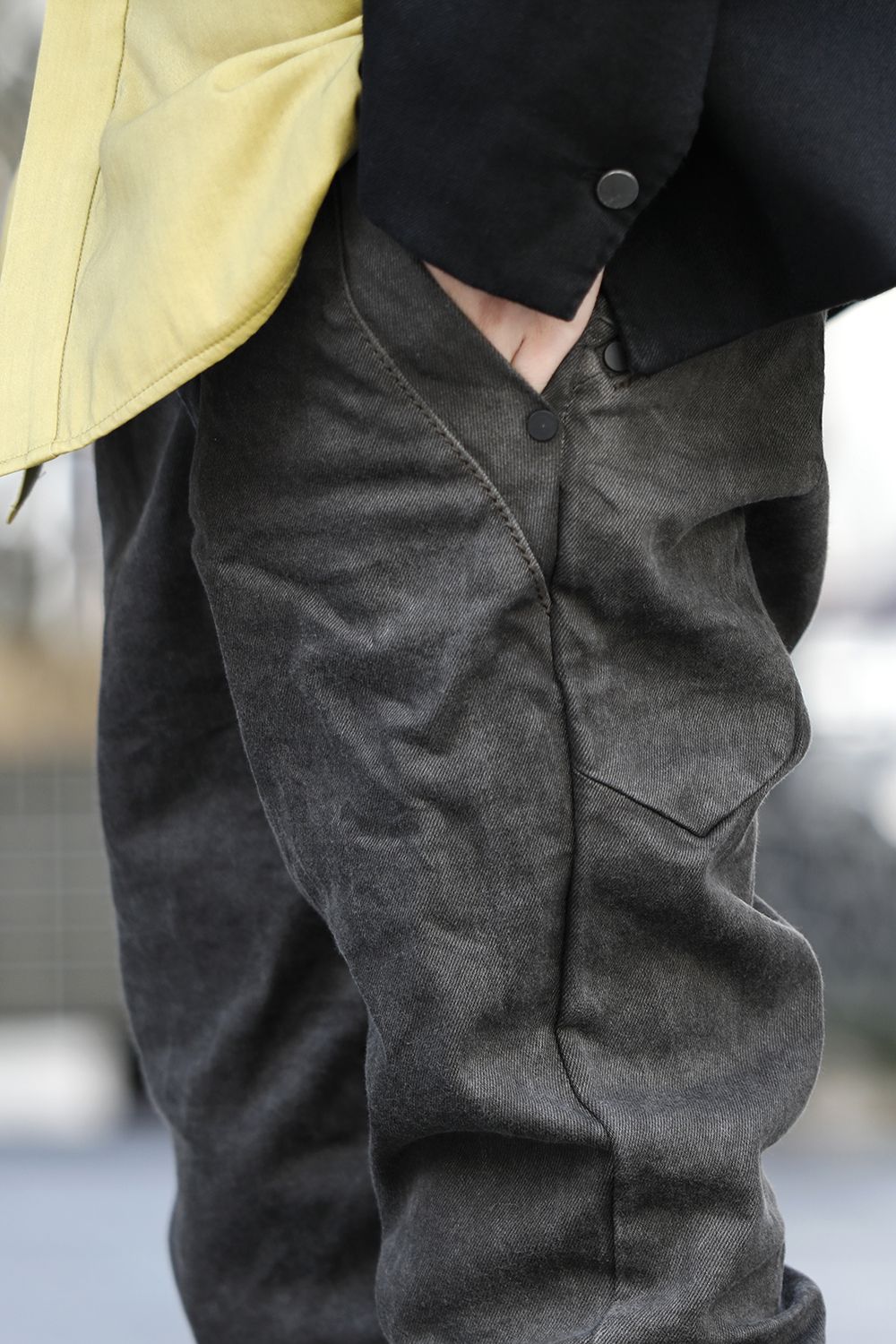 FASCINATE Limited Denim Slim Pants Charcoal