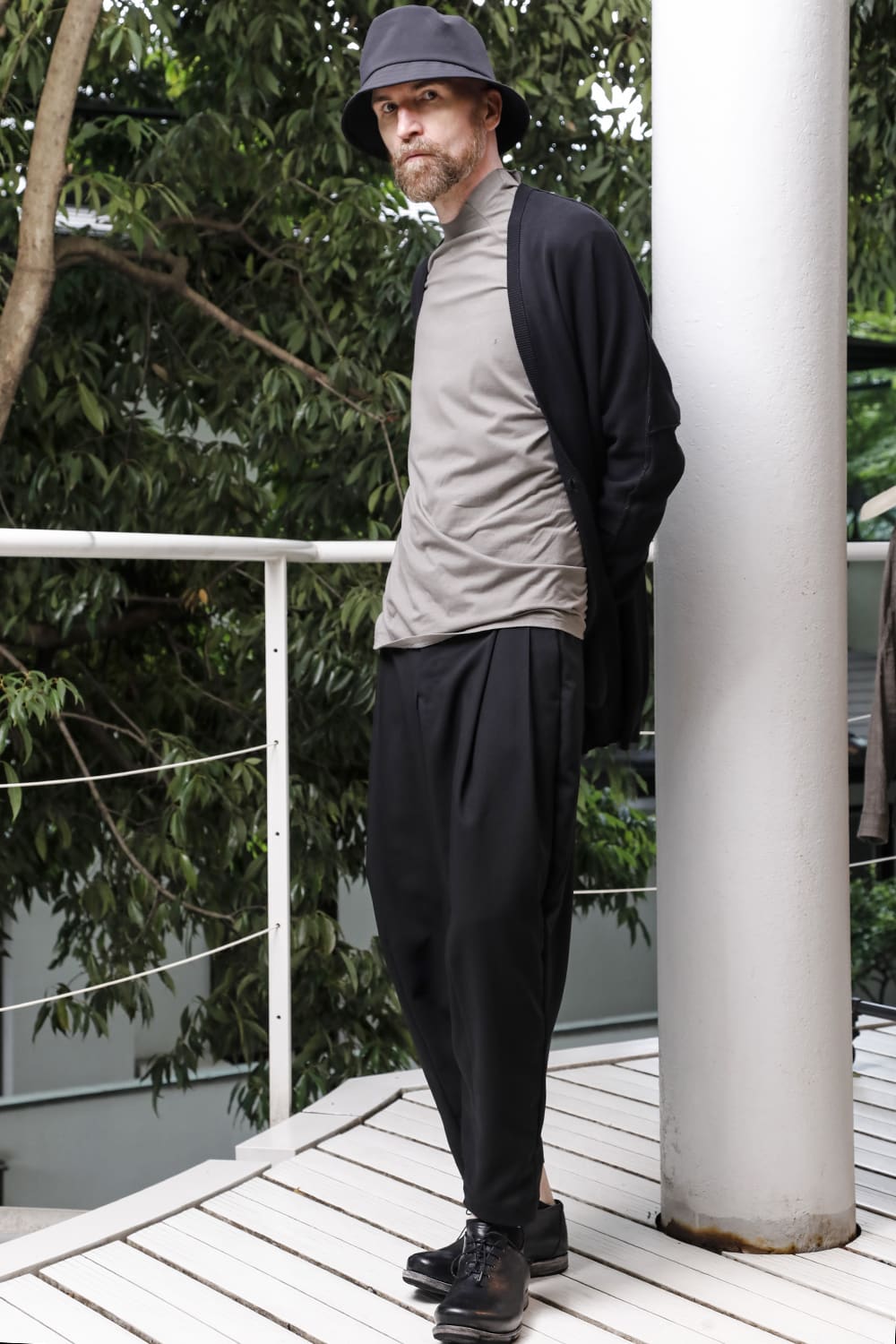 クロップドパンツ モヘア ウール