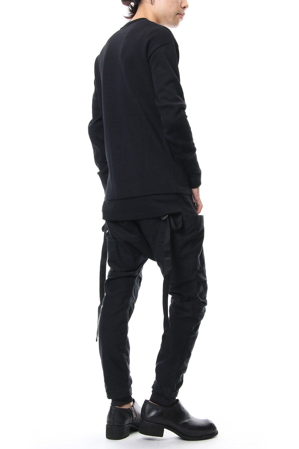 Double Face Layered L/S RB-010 Black