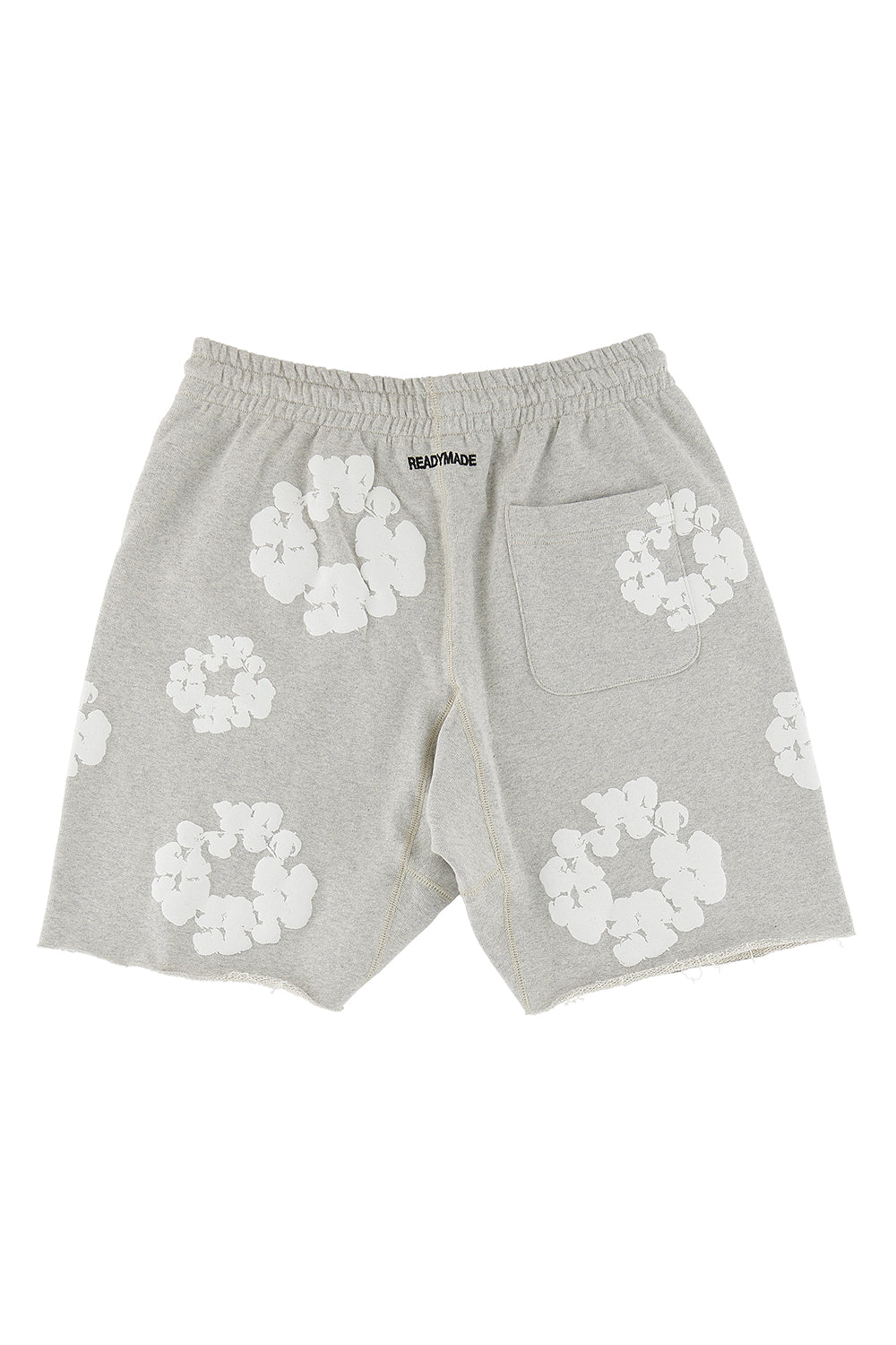 READYMADE × DENIM TEARS COTTON WREATH Sweat shorts Gray - RE-DT-GY-00-00-17