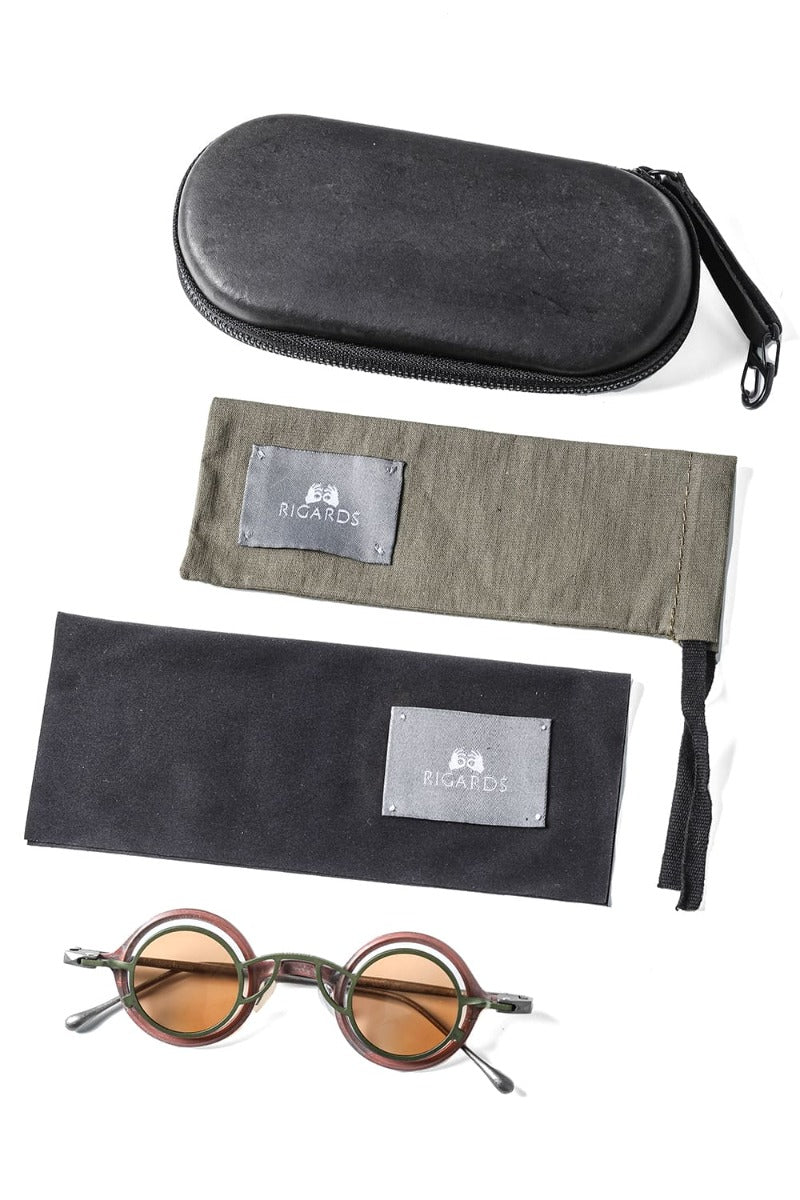 ZIGGY CHEN x RIGARDS collaboration RG1911CU Mad Scientist / Rust Copper (frame) x Gray (clip) Salmon (lens)