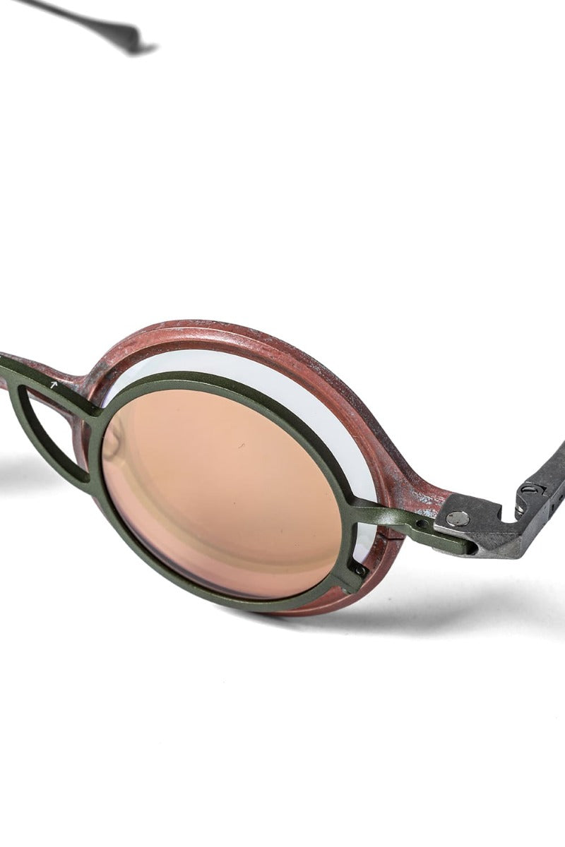 ZIGGY CHEN x RIGARDS collaboration RG1911CU Mad Scientist / Rust Copper (frame) x Gray (clip) Salmon (lens)