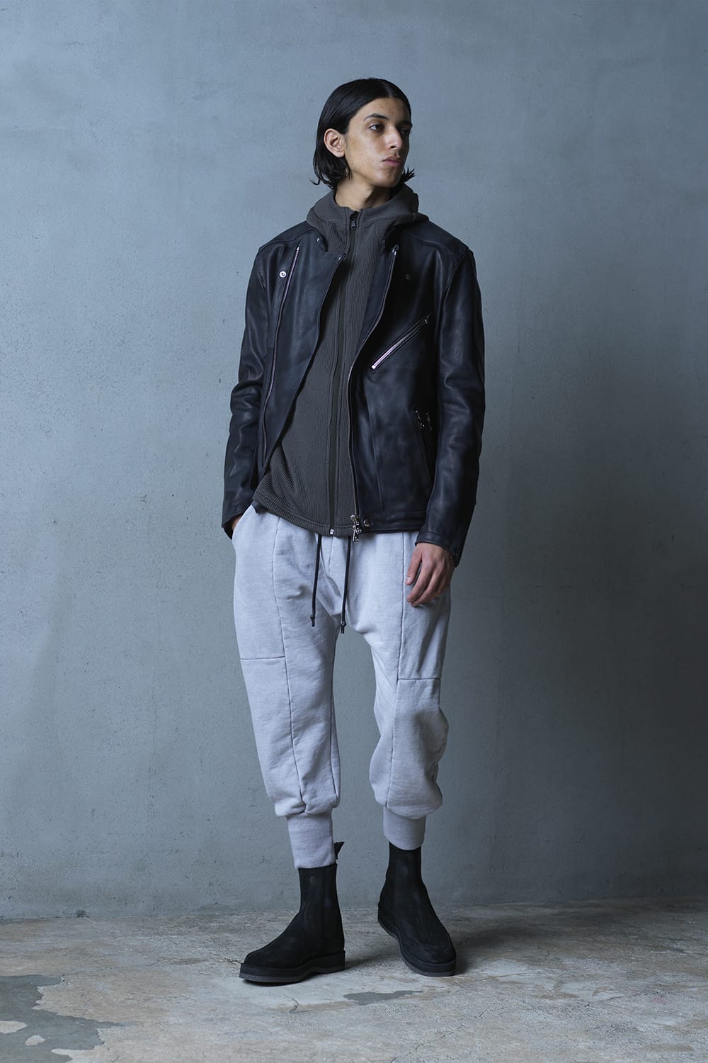 Motorcycle Hoodie Selenium Gray