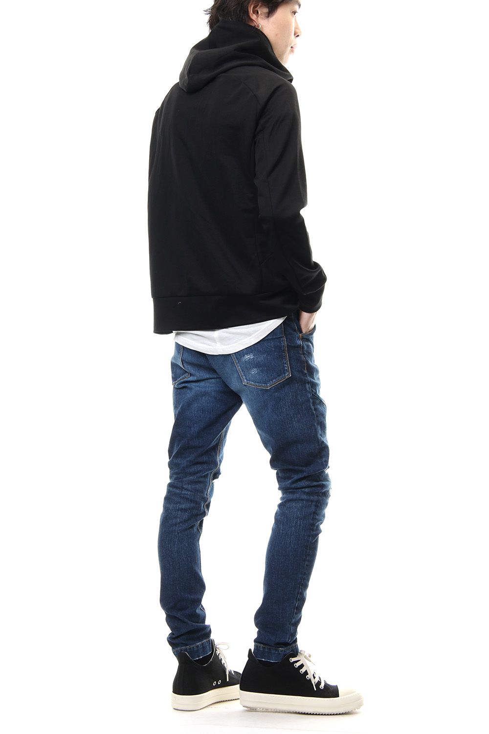 CRASH DENIM PANTS Indigo