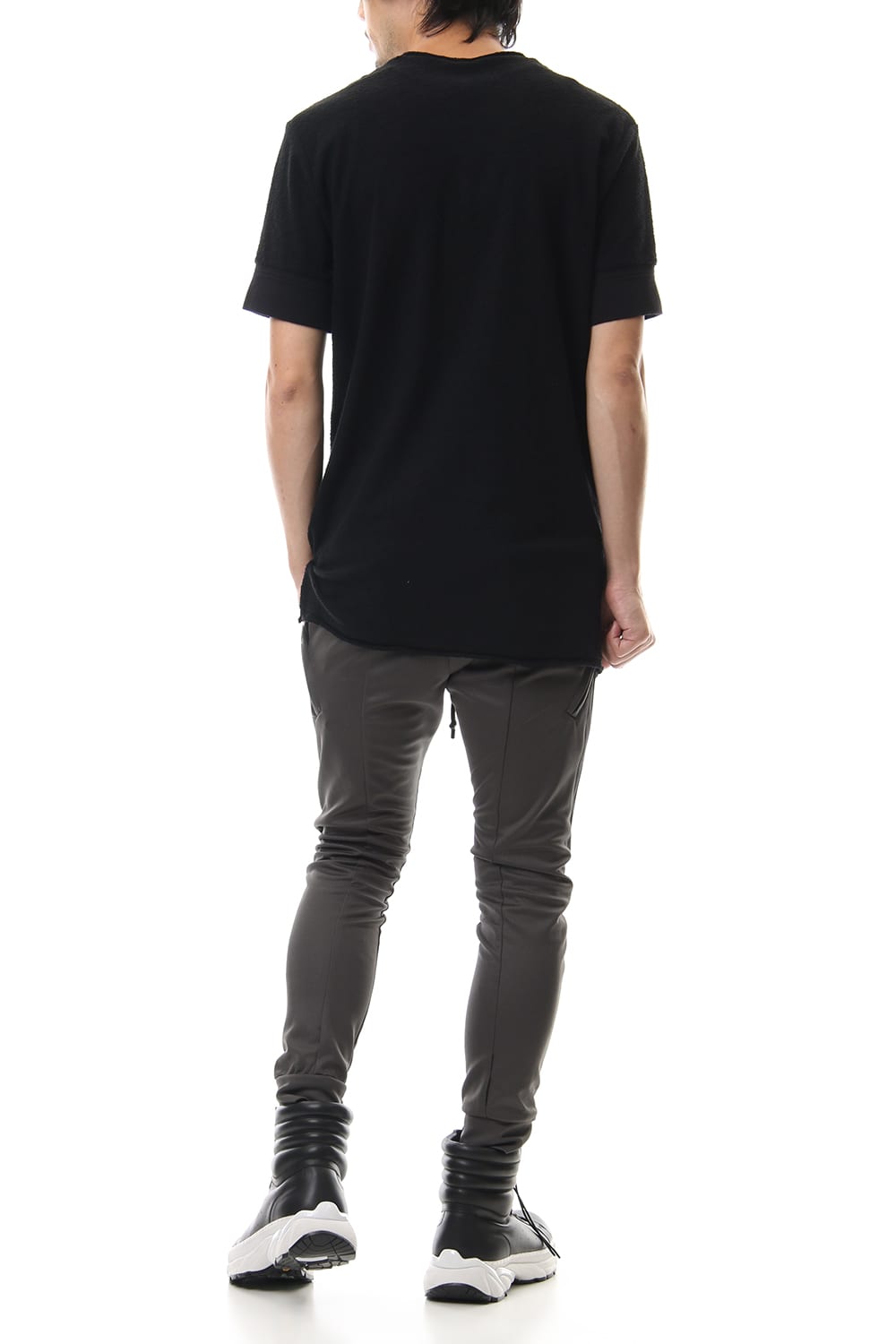 LEATHER LINE JERSEY D.Gray