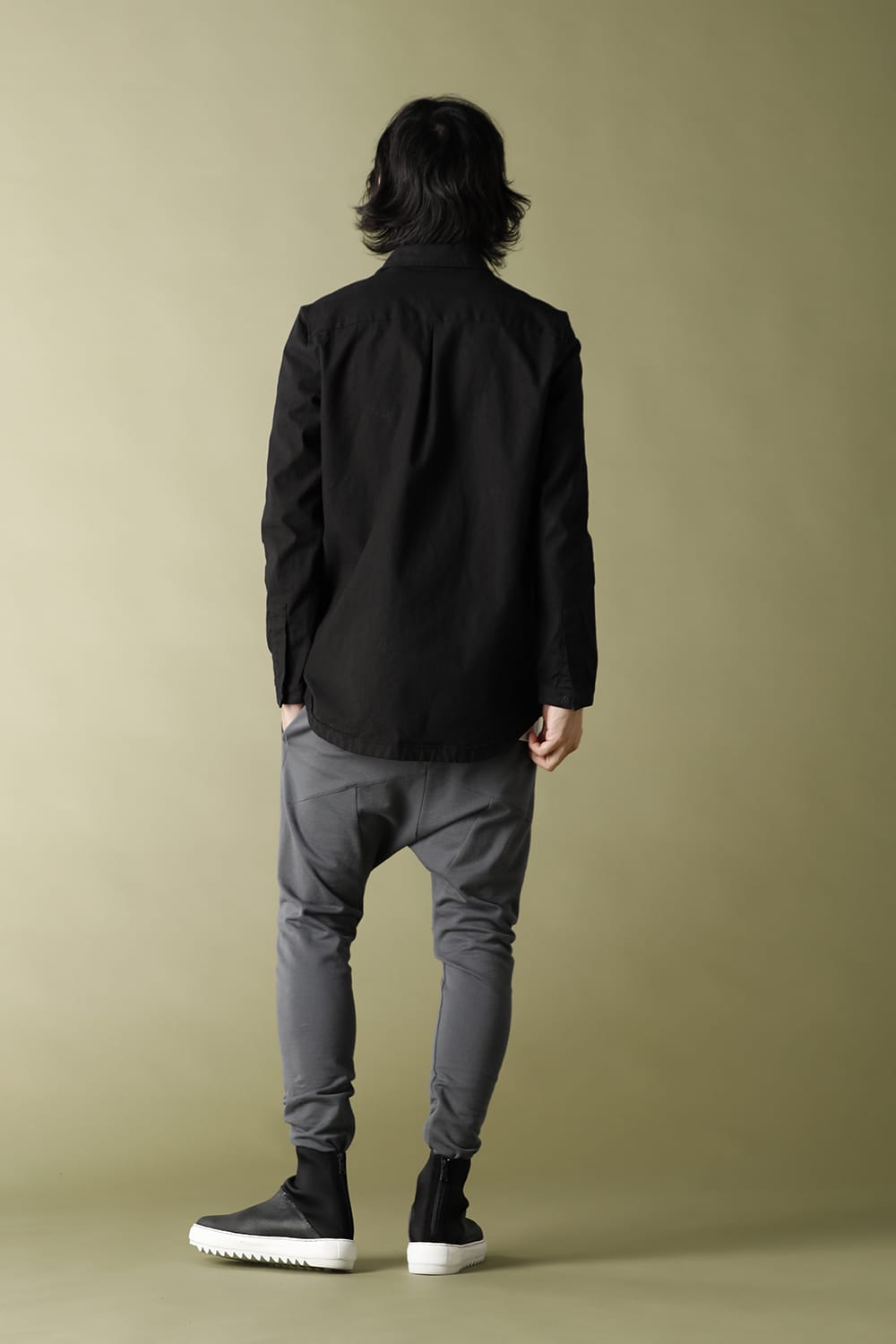 リネンジャージー シャツ