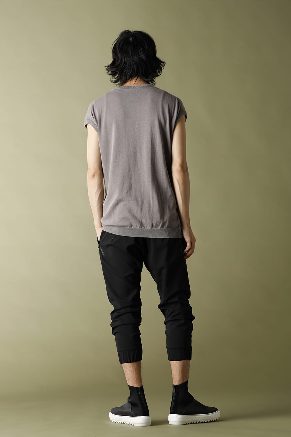 N/S ニットジャージー Gray Beige