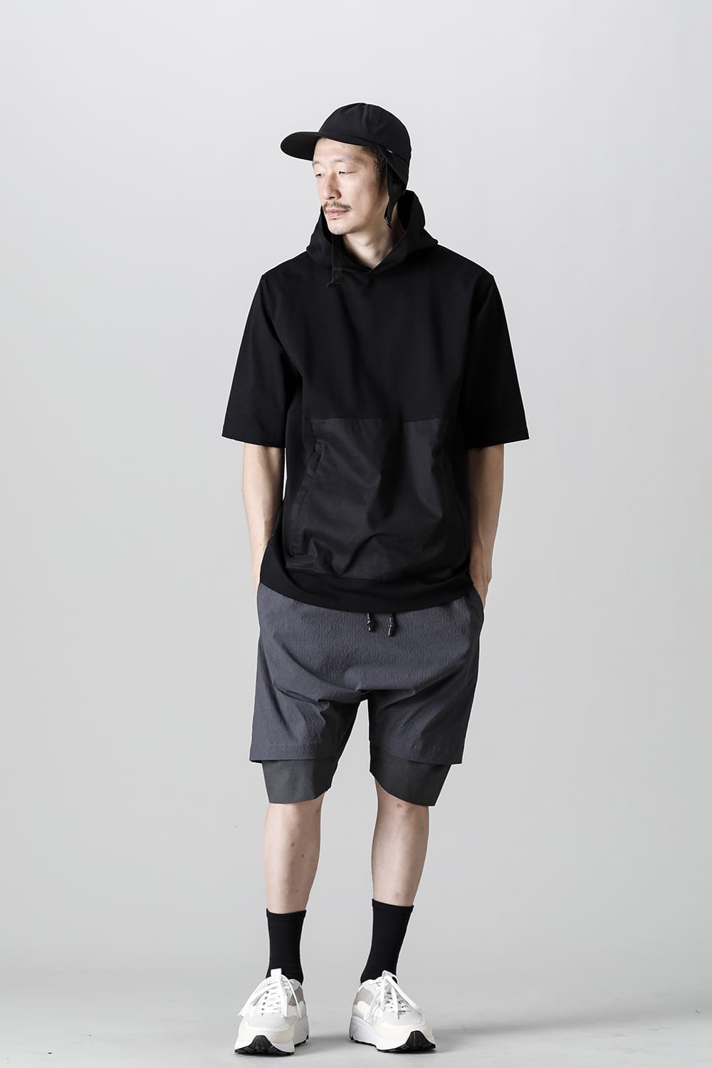 レイヤードショーツ Graphite Black