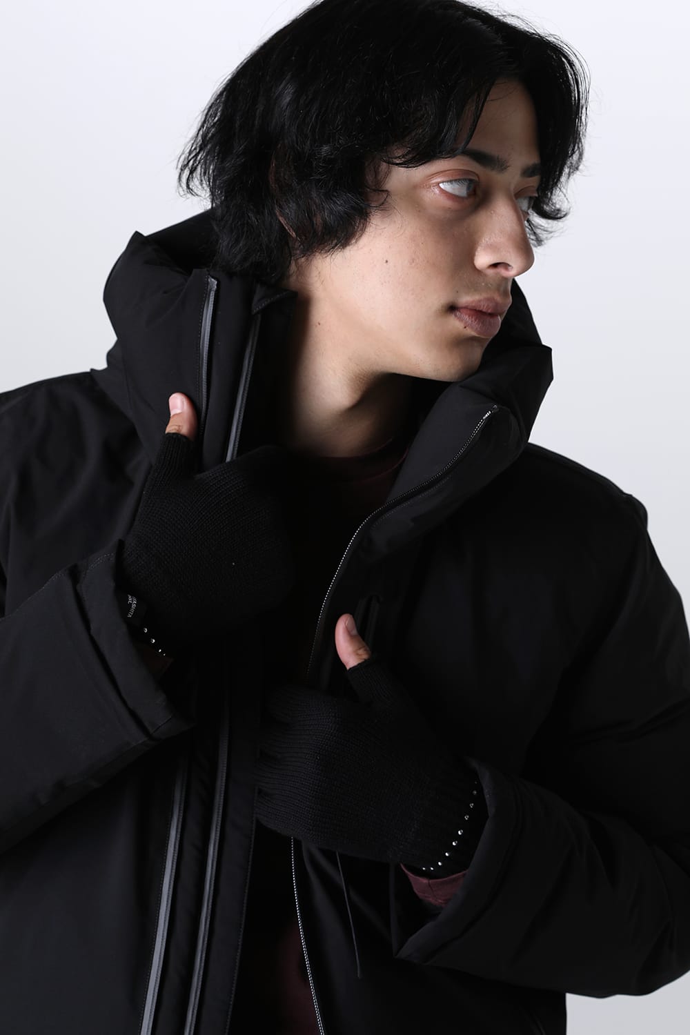 フィンガーレス グローブ ブラック