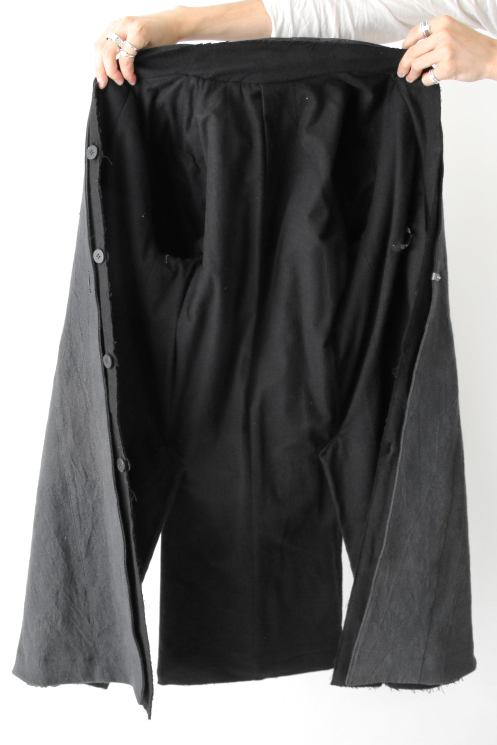 Layered Hi-Necked Coat