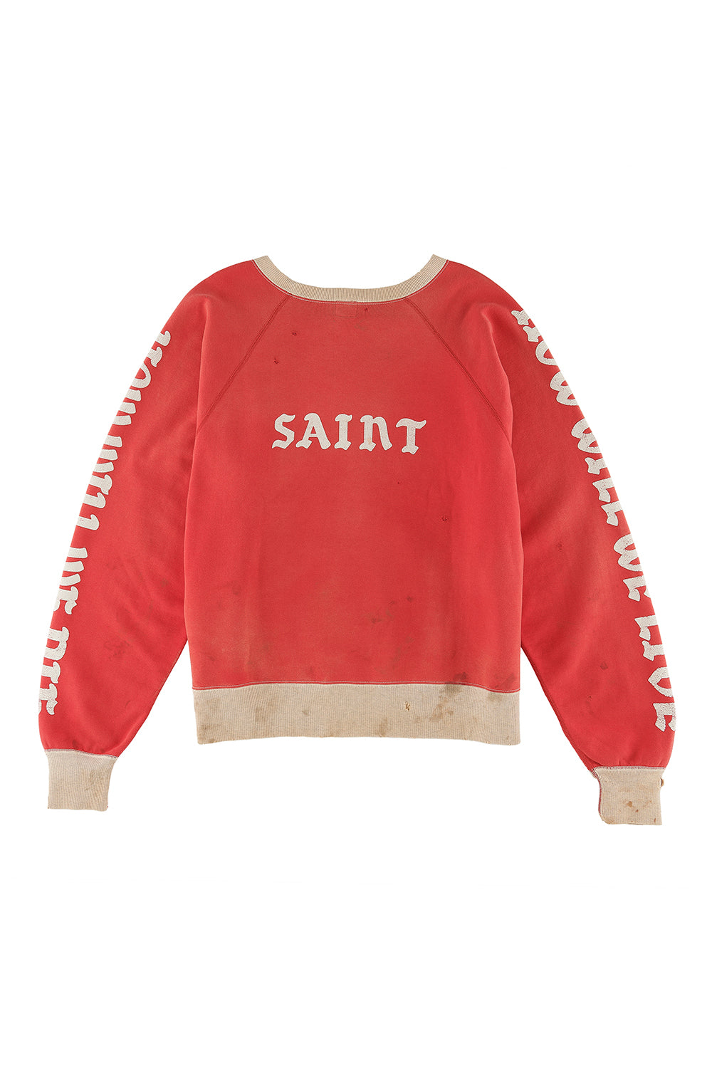 Felt Raglan sleeve Sweat shirt
