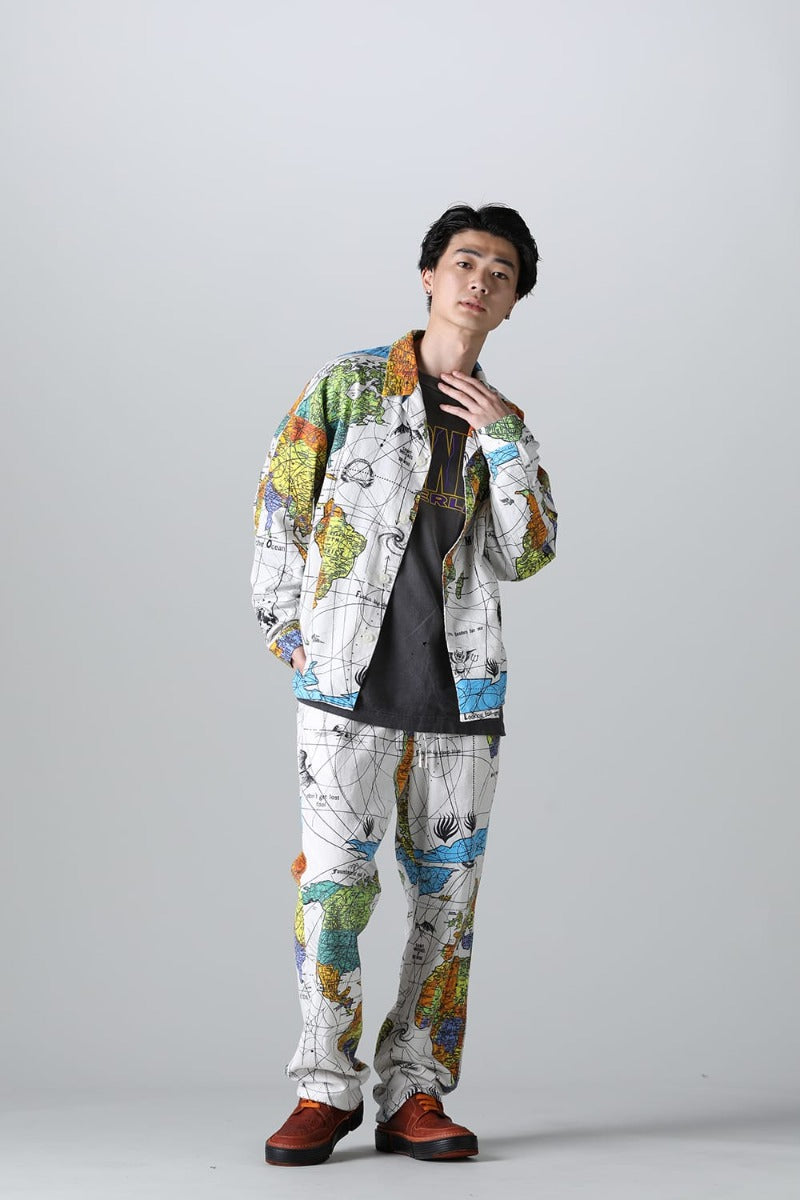 ©SAINT M×××××× × Dr. Woo WORLD MAP Pajama Shirt