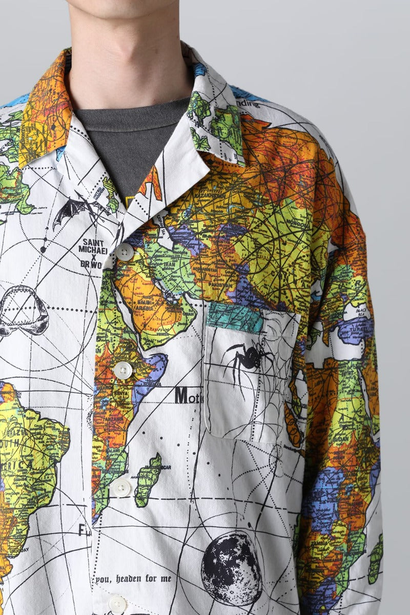 ©SAINT M×××××× × Dr. Woo WORLD MAP Pajama Shirt