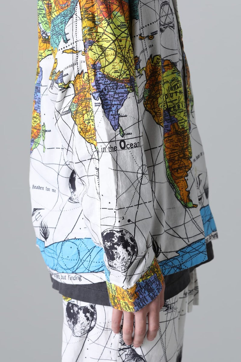 ©SAINT M×××××× × Dr. Woo WORLD MAP Pajama Shirt