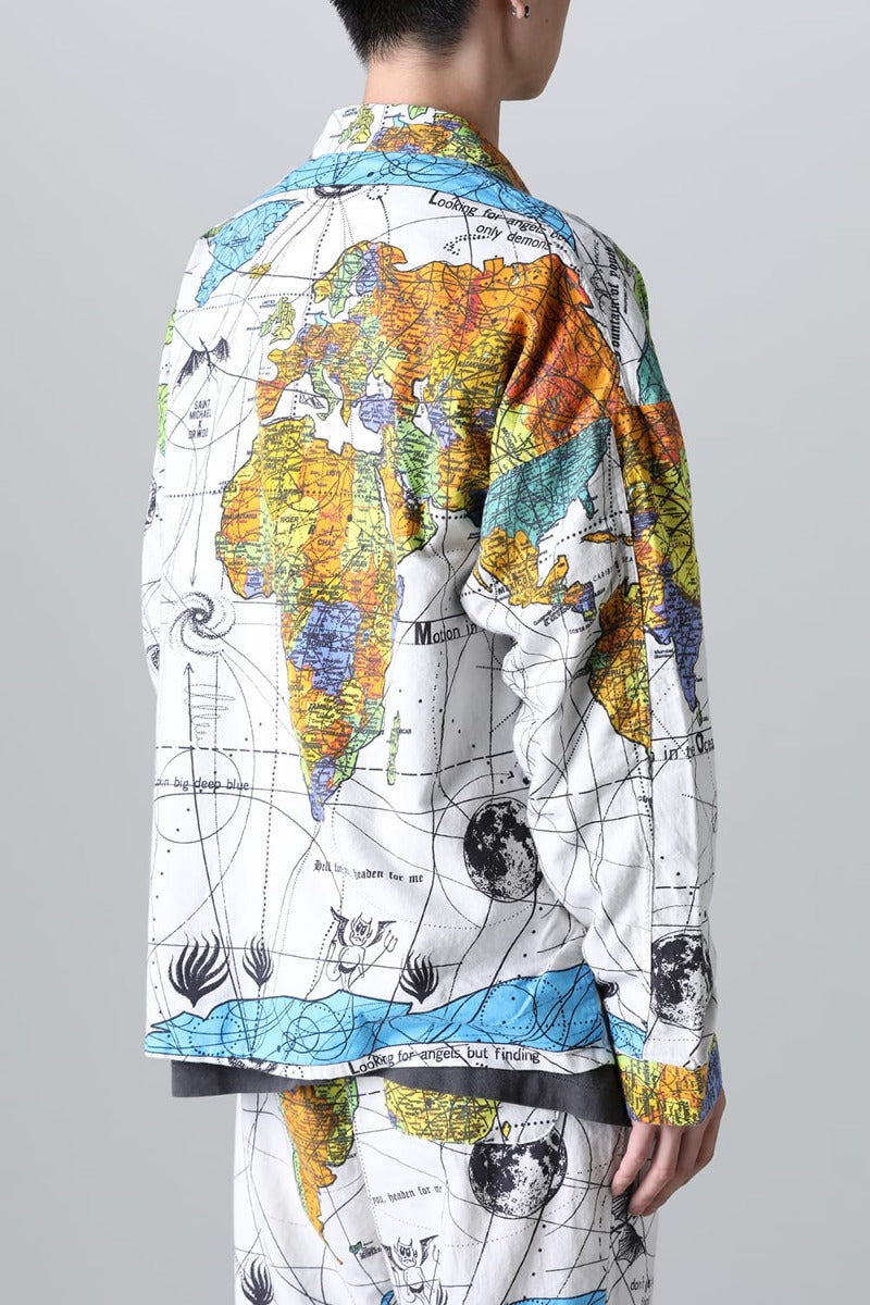 ©SAINT M×××××× × Dr. Woo WORLD MAP Pajama Shirt