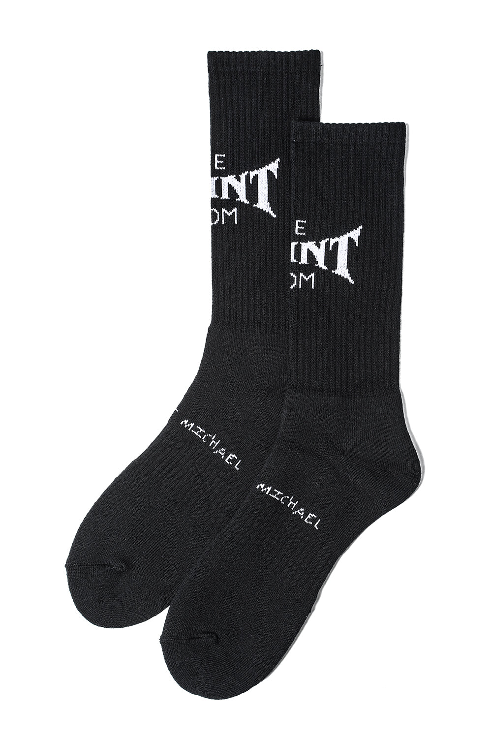 SHERMER ACADEMY × ©SAINT M×××××× SAINT ROOM Socks Black × White