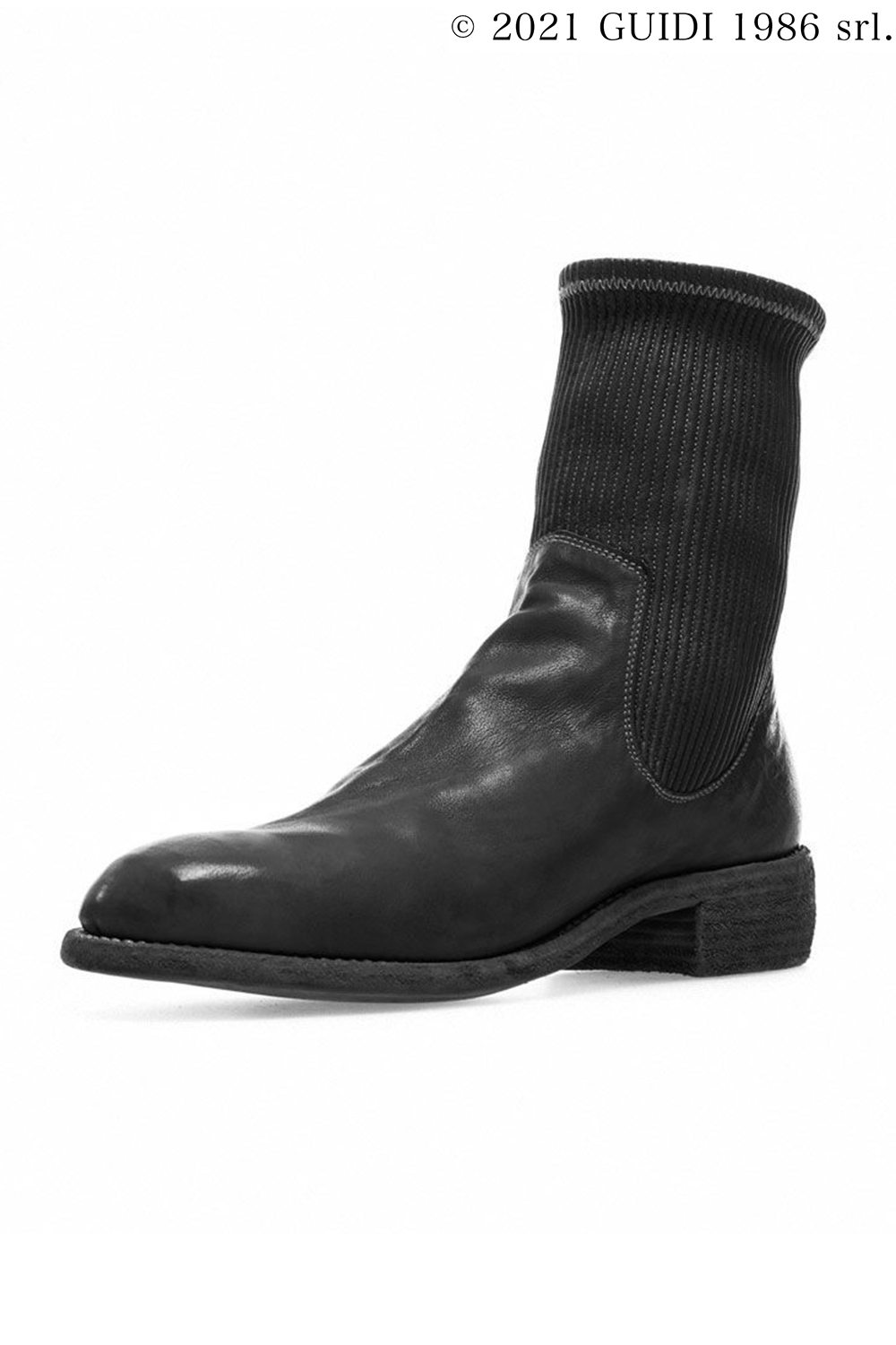 SB96 - Leather Gaiter Top-Ankle Boots